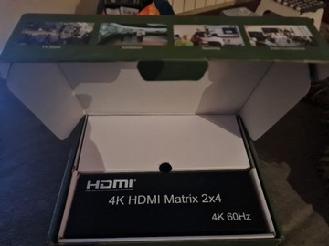 Rozdzielacz HDMI FERRISA 4x2 HDMI Matrix Switch
