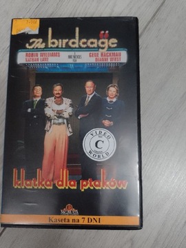 VHS klatka dla ptaków Robin Williams Gene hackman