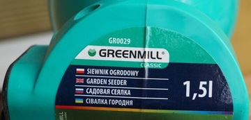 Siewnik ogrodowy rotacyjny Greenmill GR009 - 100% sprawny