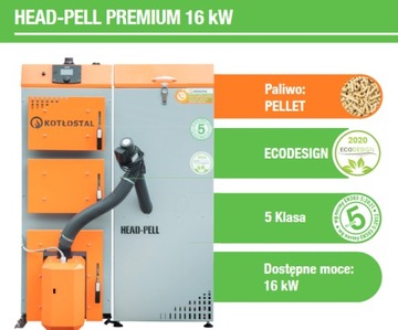 Kocioł Kotłostal Pellet Headpell Premium 16 kw