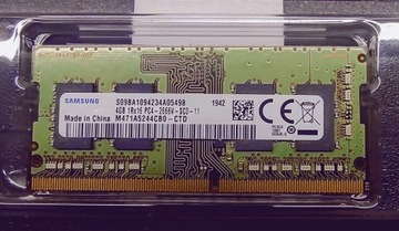 Pamięć RAM DDR4 Samsung 4GB M471A5244CB0-CTD