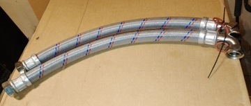 Wąż w oplocie 1x1 BIG 60 cm przyłączeniowy kątowy