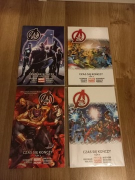 Avengers Czas Się Kończy tom 1 tom 2 tom 3 tom 4.