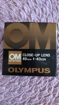 OLYMPUS, oryginalny filtr- soczewka do makro,49 mm