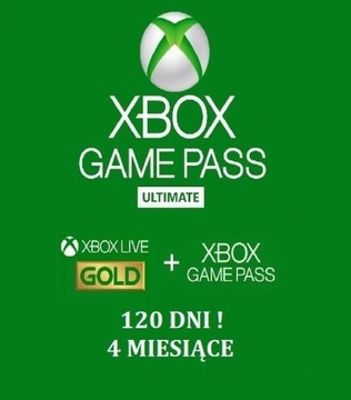Xbox Game Pass Ultimate 120 dni + Live Gold + EA 