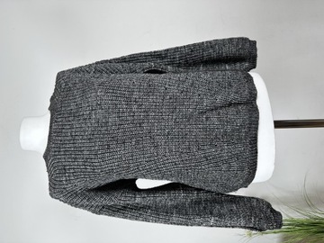 Sweter damski s.oliver s/m ciepły zimowy czarny