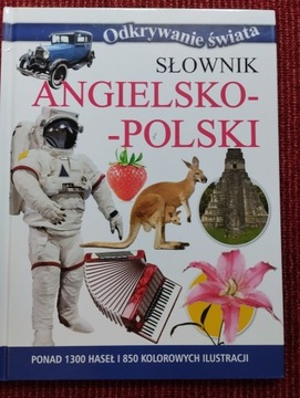 Słownik polsko angielski dla dzieci +  ćwiczenia
