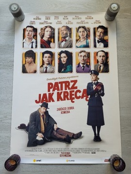 Plakat kinowy z filmu Patrz jak kręcą komedia