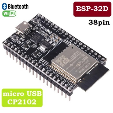 Płytka ESP32D WROOM DevKit WIFI BLE microUSB 38pin