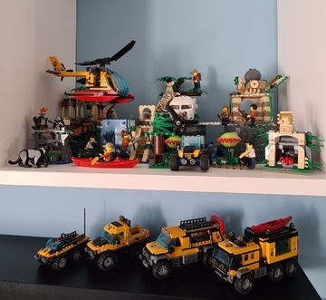 Zestaw Lego City Jungle Explorers 60159, 60160, 60161