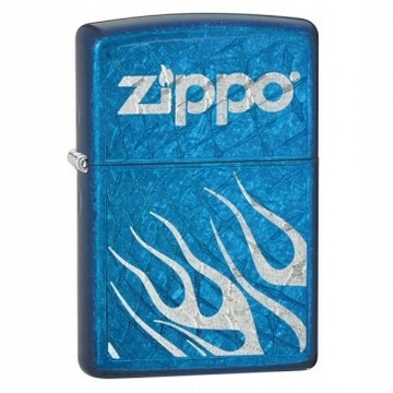 Zapalniczka Benz. ZIPPO Logos Cerulean + GRATISY