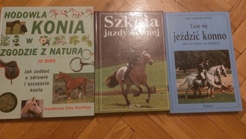 Zestaw 3 książek NT jazdy konnej