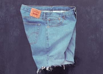 Szorty spodenki Levi's 581 W38 jasnoniebieskie