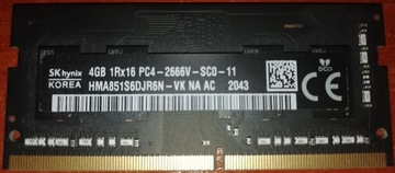 Pamięci DDR 4 2666 8 GB for Mac 