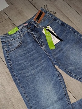 Jeansy spodnie jeansowe M.Sara BF 213-5