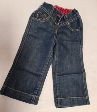 Spodnie jeansowe dziewczęce George 86-92