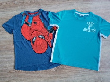 2 x bluzka koszulka  t-shirt Spiderman rozm. 122/128