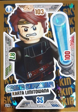 Karta LEGO STAR WARS S2 LE10 Anakin Skywalker