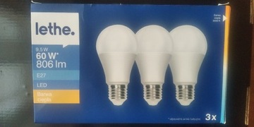 3 X Lampa LED Lethe 60W