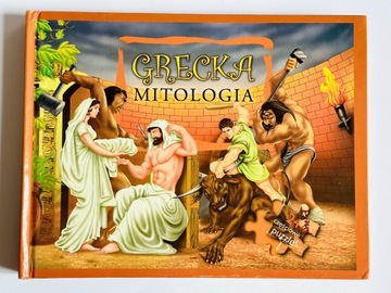 GRECKA MITOLOGIA książka z puzzlami