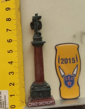 2x Magnes na lodówkę kolekcja Rosja Petersburg CKA