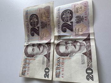 20 zł Banknot 1982r
