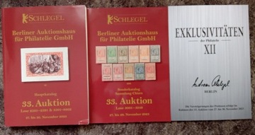 Najnowszy katalog aukcyjny firmy SCHLEGEL - 3 tomy
