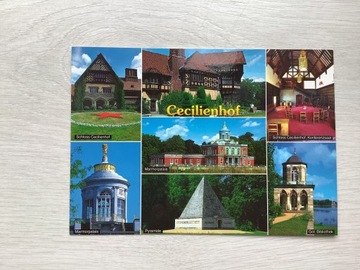 Poczdam Pałac Cecilienhof pocztówka