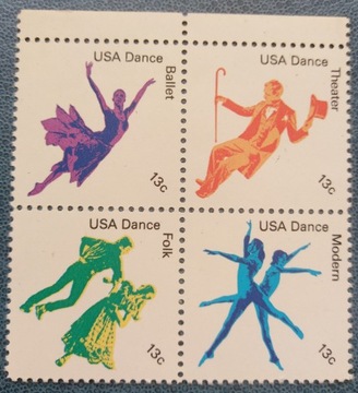 7-6. 1978. USA. Dance. Mi. 1335-38  **