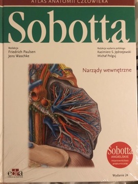 Atlas anatomiczny Sobotta - narządy wewnętrzne