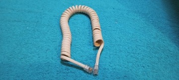 Kabel  połączeniowy spiralny do słuchawek telefon.