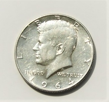 1/2 dolar 1964 half dollar  Kennedy (2) Ag Stan!!