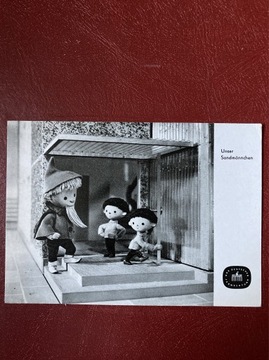 Piaskowy Dziadek bajka pocztówka 1969