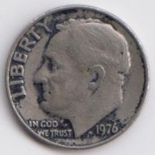 MONETA ONE DIME 0,10 cent USA 1976r.