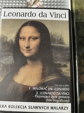 Wielka kolekcja sławnych malarzy L. da Vinci książka + DVD