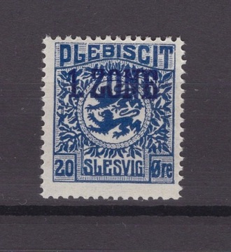 Plebiscyt Schlesvig 1920 Mi. 20a * gwarancja 