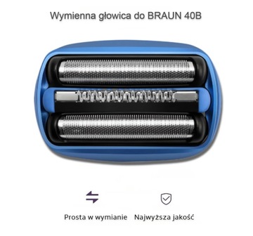 Głowica blok ostrzy folia do Braun 40B