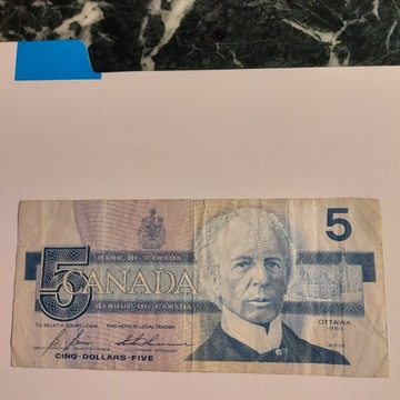 Banknot 5 dolarów (Canada)