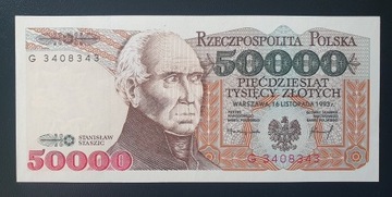 50000 złotych 1993r. UNC seria G