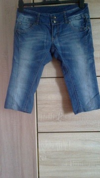 Spodnie jeansowe 3\4 PEBO JEANS 