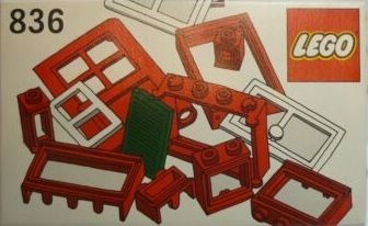 LEGO 836 Doors and Windows Parts Pack (1980)