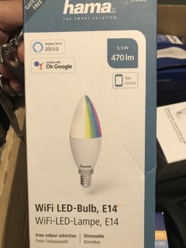 Żarówka Smart Led E14 WiFi Hama Alexa 470lm