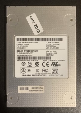 Dysk TOSHIBA 128GB SSD 2.5 cala SATA 6.0G