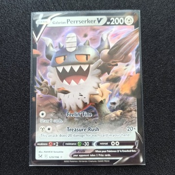 Pokémon Galarian Perrserker V Lost Origin 129/196