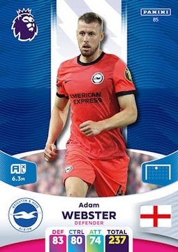 Karta Panini Adam Webster 85 Premier League 2024