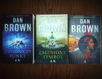 Dan Brown Zwodniczy Punkt Zaginiony Symbol Inferno