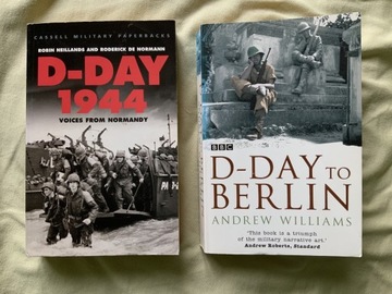 D-DAY 1944 / 2 książki / wydania angielskie BBC 
