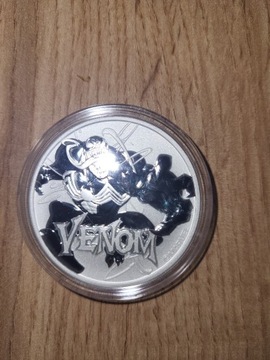 Moneta srebrna Venom Marvel 1uncja 1 oz