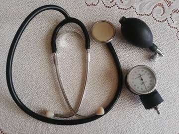 Ciśnieniomierz manometr sphygmomanometer zestaw