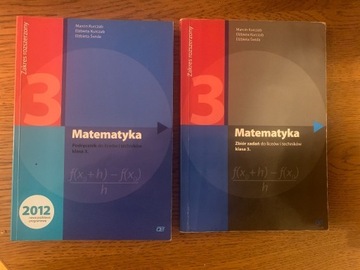 Matematyka 3 podręcznik + zbiór zadań